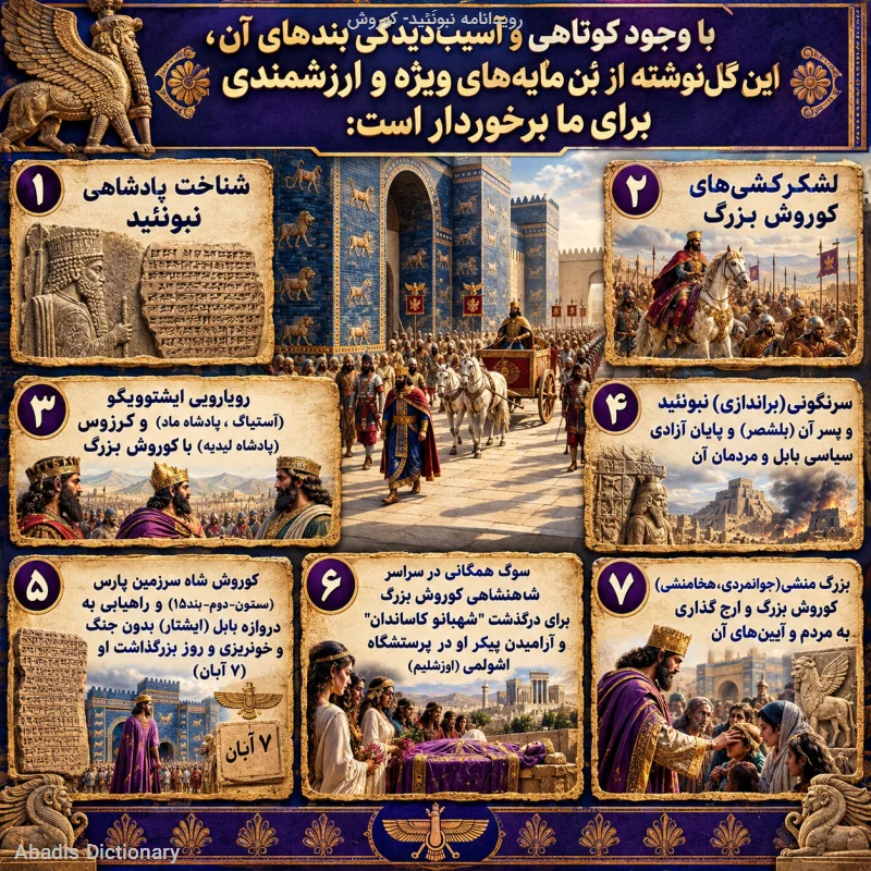 رویدانامه نبونئید کوروش